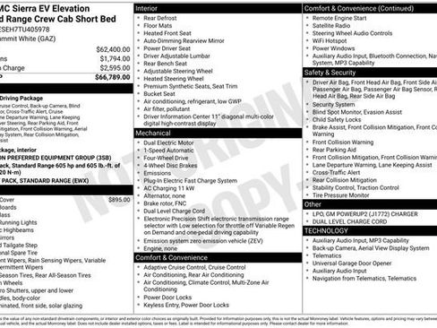 Used 2026 GMC Sierra EV Elevation AWD/4WD image 20