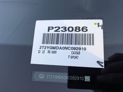 Used 2022 Lexus RX 450h F Sport image 38