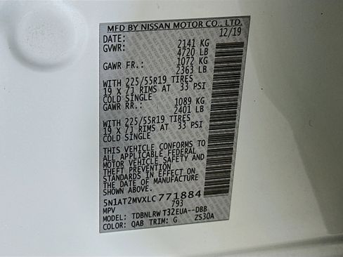 Used 2020 Nissan Rogue SL image 12