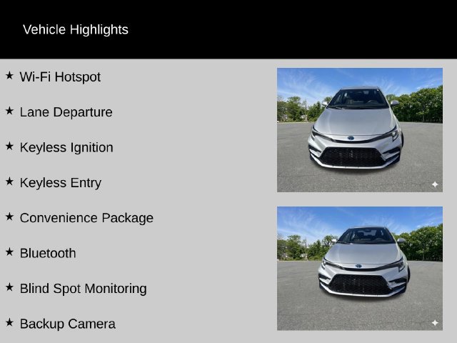 Used 2024 Toyota Corolla SE w/ Convenience Package AWD/4WD image 2