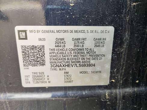 Used 2020 Chevrolet Equinox LS w/ LS Convenience Package FWD image 9