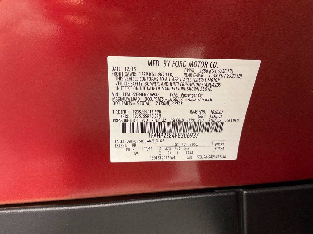 Used 2015 Ford Taurus SEL w/ Equipment Group 201A FWD image 27