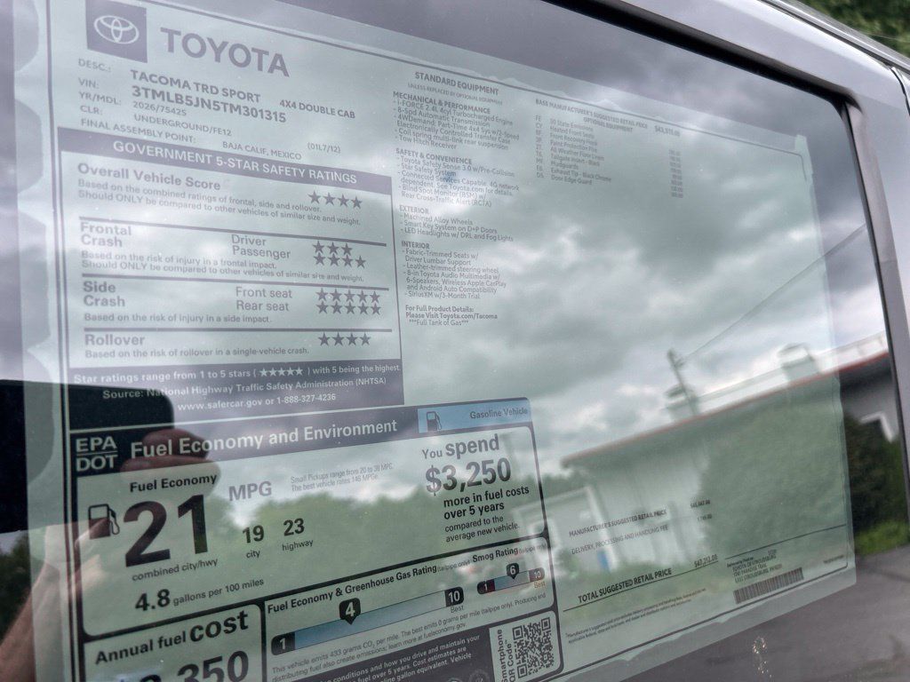 New 2026 Toyota Tacoma TRD Sport AWD/4WD image 30