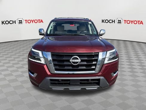 Used 2023 Nissan Armada Platinum w/ Captain's Chairs Package AWD/4WD image 2
