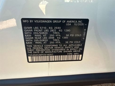 New 2026 Volkswagen Atlas SE FWD image 28