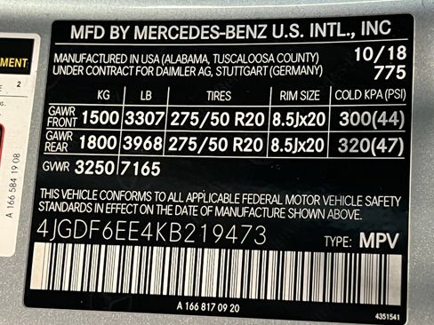 Used 2019 Mercedes-Benz GLS 450 4MATIC image 20