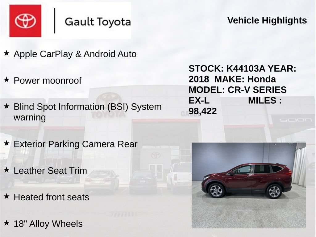Used 2018 Honda CR-V EX-L image 5