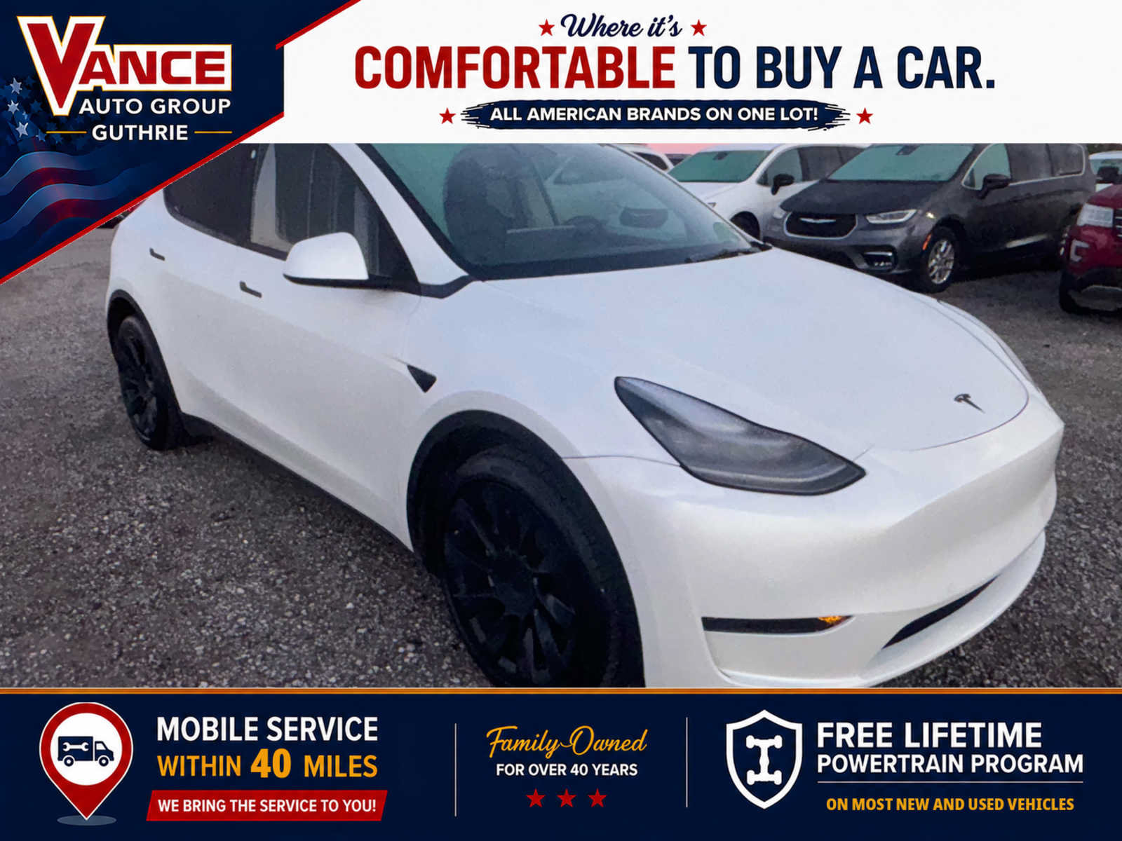Used 2021 Tesla Model Y Long Range AWD/4WD image 1