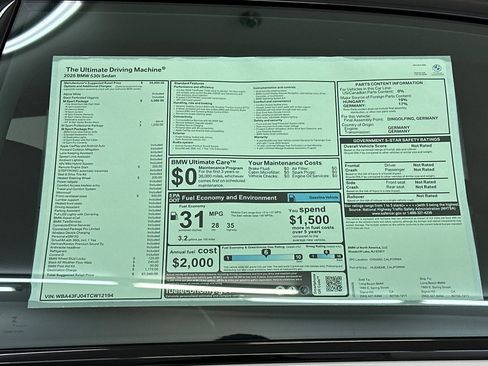 New 2026 BMW 530i w/ M Sport Package image 29