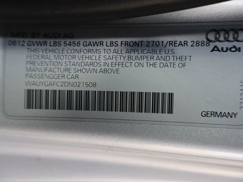 Used 2013 Audi A7 3.0T Premium Plus w/ Premium Plus Pkg image 46