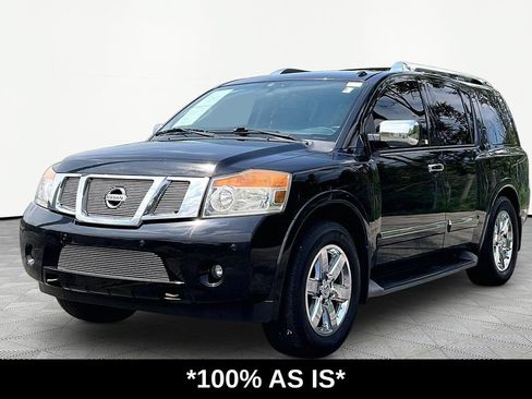 Used 2014 Nissan Armada Platinum w/ 2nd Row Captain Seat Package RWD image 1