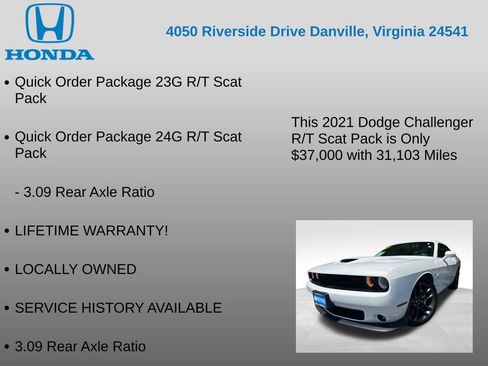 Used 2021 Dodge Challenger R/T Scat Pack RWD image 7