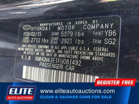 Used 2015 Hyundai Genesis 3.8 w/ Option Group 04 image 18