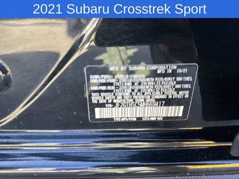 Used 2021 Subaru Crosstrek 2.5i Sport w/ Moonroof Package AWD/4WD image 30