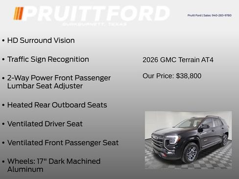 Used 2026 GMC Terrain AT4 w/ Convenience Package III AWD/4WD image 31
