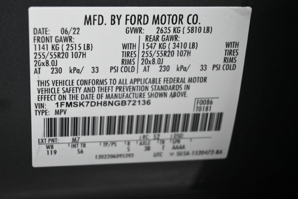 Certified 2022 Ford Explorer XLT w/ Equipment Group 202A RWD image 20