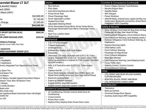 Used 2024 Chevrolet Blazer LT w/ Midnight/Sport Edition AWD/4WD image 4