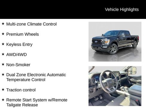 Used 2022 Ford F150 XLT w/ Equipment Group 302A High AWD/4WD image 26