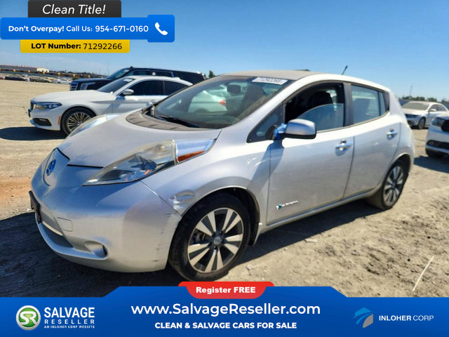 Used 2013 Nissan Leaf SL w/ Protection Pkg FWD image 1