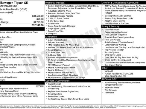 Used 2022 Volkswagen Tiguan SE image 5