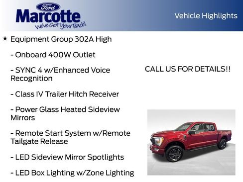 Certified 2021 Ford F150 XLT w/ Equipment Group 302A High AWD/4WD image 10