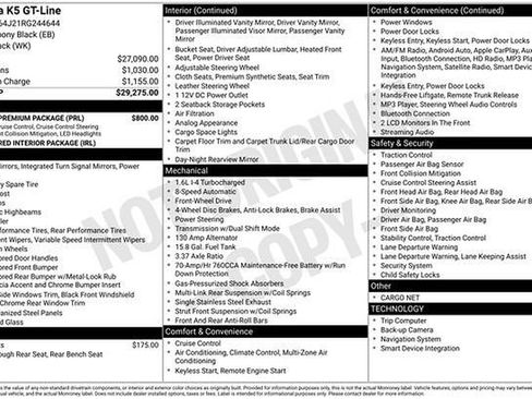 Used 2024 Kia K5 GT-Line w/ GT-Line Premium Package image 14