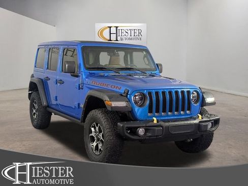 Used 2022 Jeep Wrangler Unlimited Rubicon w/ LED Lighting Group AWD/4WD image 1