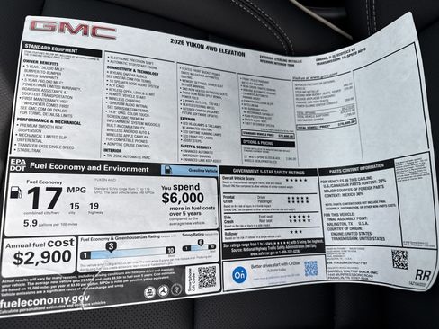 New 2026 GMC Yukon Elevation image 40