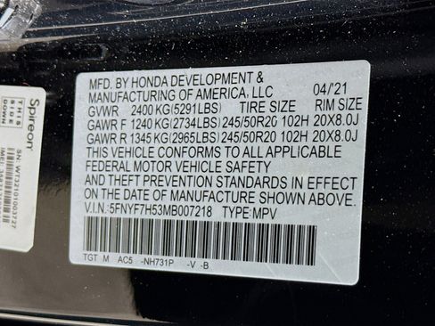 Used 2021 Honda Passport EX-L image 38