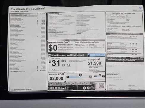 Used 2026 BMW 330i Sedan w/ M Sport Package RWD image 17