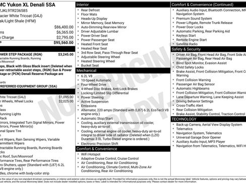 New 2026 GMC Yukon XL Denali w/ Sun & Power Step Package image 3