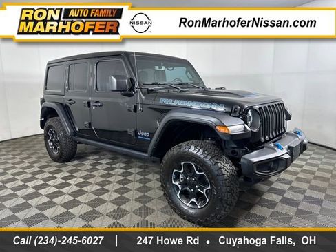 Used 2023 Jeep Wrangler Unlimited Rubicon 4xe w/ Cold Weather Group image 1