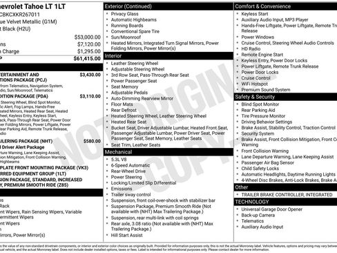 Used 2019 Chevrolet Tahoe LT image 37