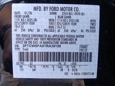 New 2026 Ford Maverick Lobo AWD/4WD image 37