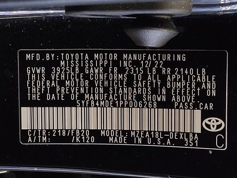 Used 2023 Toyota Corolla LE FWD image 33