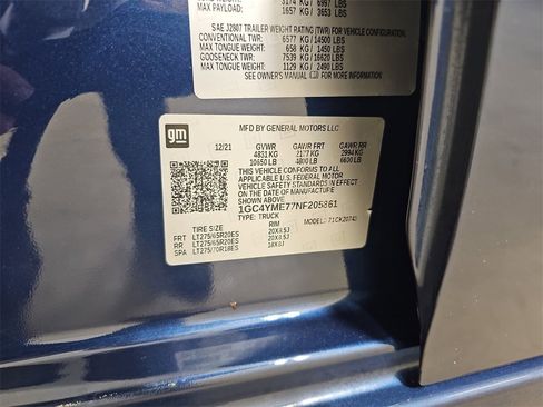 Certified 2022 Chevrolet Silverado 2500 Custom w/ Custom Value Package image 40