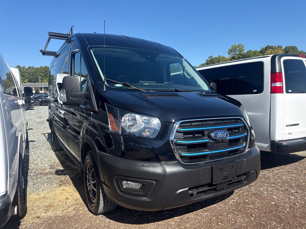 Used 2022 Ford E-Transit Medium Roof w/ Load Area Protection Package RWD image 2