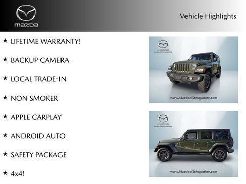 Used 2021 Jeep Wrangler Unlimited Sport AWD/4WD image 2