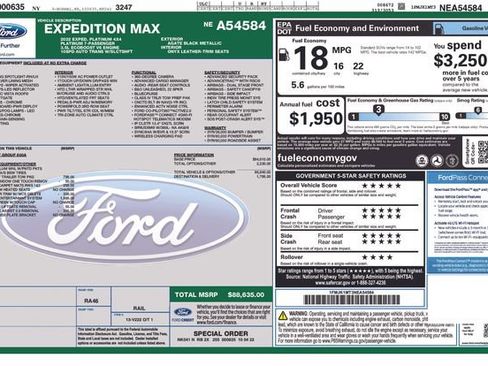 Used 2022 Ford Expedition Max Platinum AWD/4WD image 11