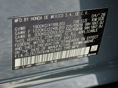 New 2027 Honda HR-V EX-L image 31