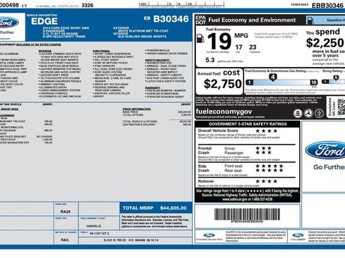 Used 2014 Ford Edge Sport w/ Driver Entry Package AWD/4WD image 17