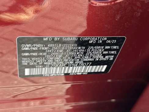 Certified 2023 Subaru Forester Limited image 31