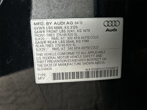 Used 2012 Audi Q7 3.0T S line Prestige image 52