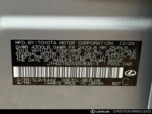 Certified 2025 Lexus IS 350 F Sport image 37