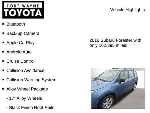 Used 2016 Subaru Forester 2.5i w/ Alloy Wheel Package image 7