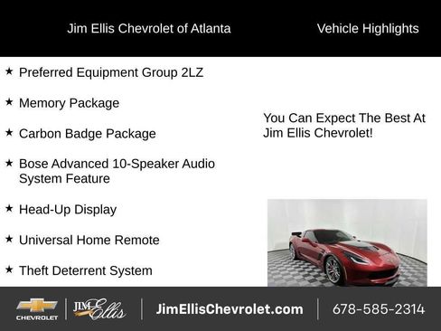 Used 2015 Chevrolet Corvette Z06 w/ 2LZ Preferred Equipment Group image 5