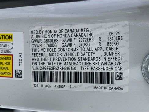 Used 2024 Honda Civic Sport image 40