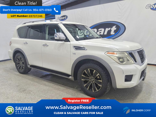 Used 2017 Nissan Armada Platinum w/ Interior Lighting Package RWD image 5