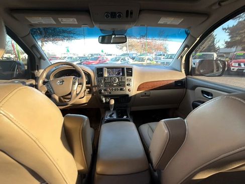 Used 2015 Nissan Armada Platinum w/ 2nd Row Captain Seat Package AWD/4WD image 11