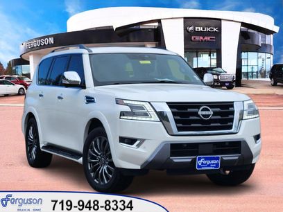Used 2023 Nissan Armada Platinum w/ Captain's Chairs Package